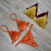 'Belvedere' Velvet Bikini Swim Set