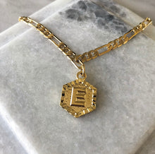 Gold Initial Pendant Anklet