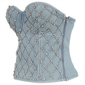 Brittany Diamond Denim Corset Collection