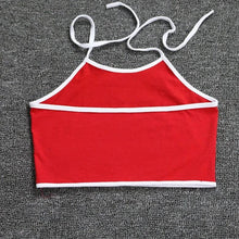 (Judging you in Spanish) Cropped Halter Top