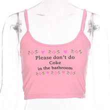 Please No Drugs Cropped Tank