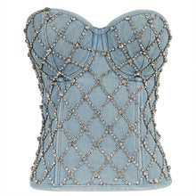 Brittany Diamond Denim Corset Collection