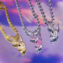 Diamond Bunny Necklace