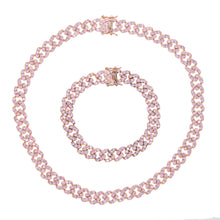 Spoiled Rich Crystal Cuban Link Layered Necklace