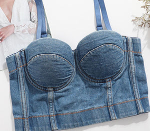 Brittany Diamond Denim Corset Collection