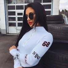 'MotoSport' 1/3-Zip Bodysuit