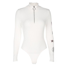 'MotoSport' 1/3-Zip Bodysuit