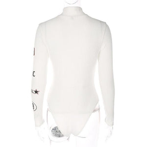 'MotoSport' 1/3-Zip Bodysuit