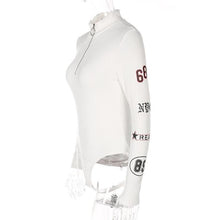 'MotoSport' 1/3-Zip Bodysuit