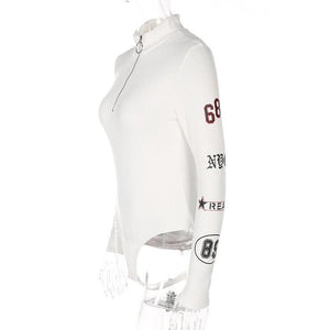 'MotoSport' 1/3-Zip Bodysuit