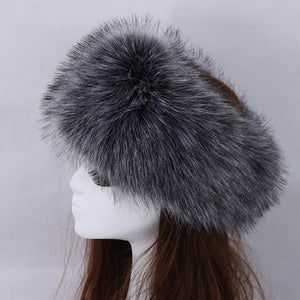 Classic Hollywood Faux Fur Headband