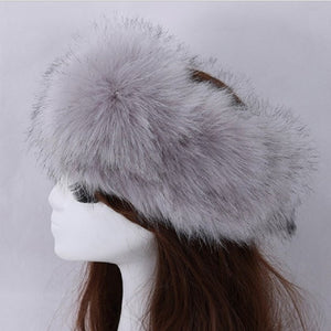 Classic Hollywood Faux Fur Headband