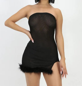 Baddie Bunny Mesh Dress