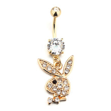 Icy Bunny Navel Ring