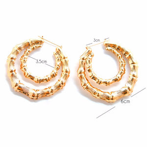 Retro Baddie Bamboo Earrings