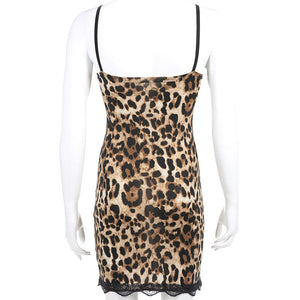 Lucy Leopard Night Dress Nightgown