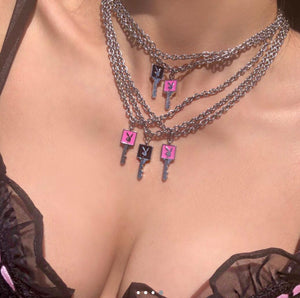 Playmate Keys to the Mansion Necklace