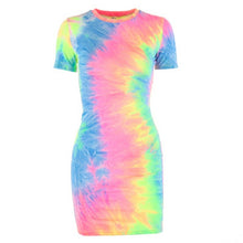 Starburst Tie Dye Bodycon Dress