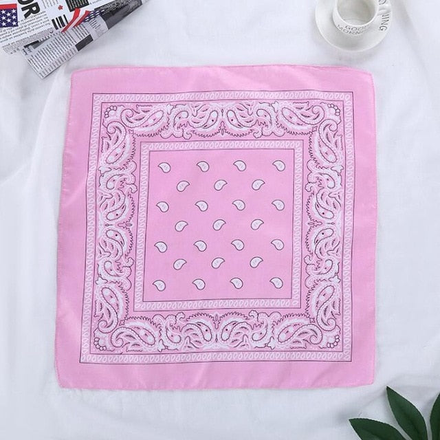 Retro Paisley Print Bandana