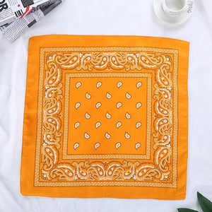 Retro Paisley Print Bandana