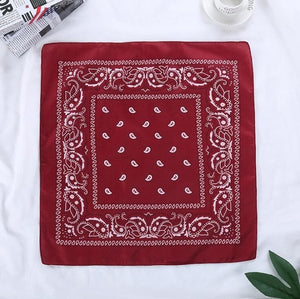Retro Paisley Print Bandana