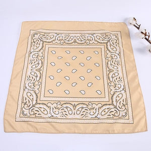 Retro Paisley Print Bandana