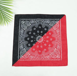 Retro Paisley Print Bandana