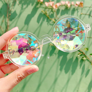 'KaleidoRave' Retro Kaleidoscope Sunglasses