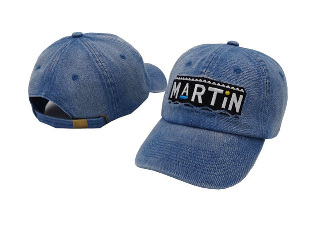 'MARTIN' Vintage Light Wash Denim Hat