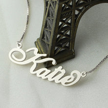 Cali Cursive Custom Necklace (Box Link)