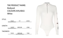 'MotoSport' 1/3-Zip Bodysuit