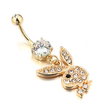 Icy Bunny Navel Ring