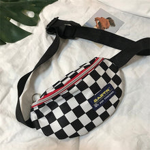 Vintage Checkerboard Waist Bag