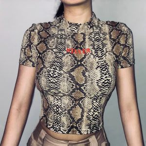 Deadliest Catch Snakeskin Crop