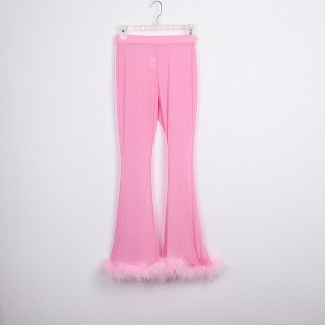 Playmate Boa Pants – The New Retro Online Shop