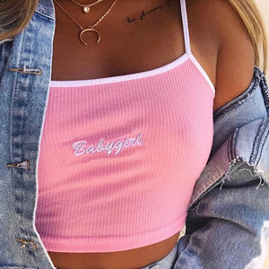 Babygirl Cropped Top