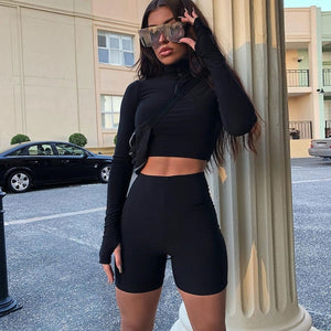 Agent Pretty Biker Shorts Set