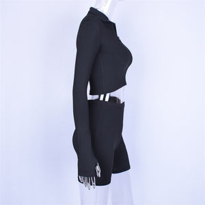 Agent Pretty Biker Shorts Set