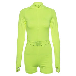 Go-Mode Neon Utility Playsuit