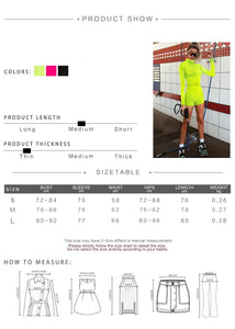 Go-Mode Neon Utility Playsuit