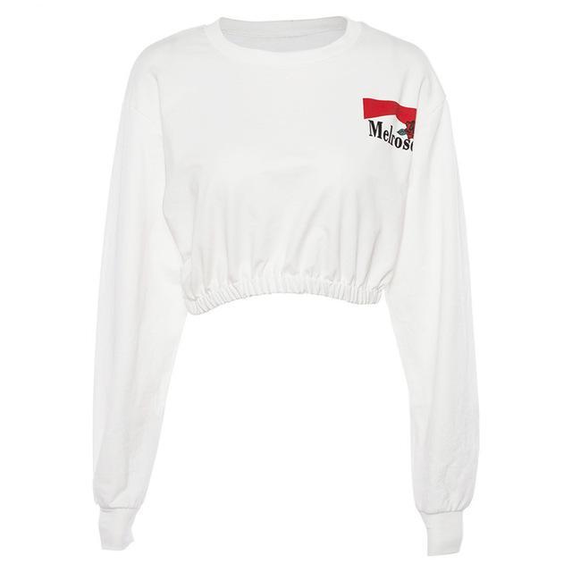 'Melrose' Cropped Sweatshirt
