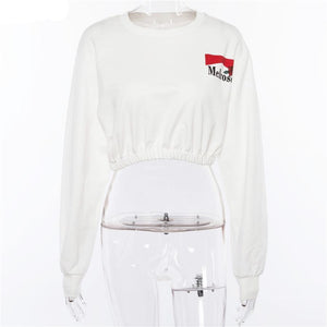 'Melrose' Cropped Sweatshirt