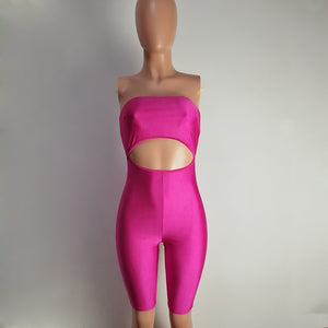 Sabrina Strapless Bandage Jumpsuit