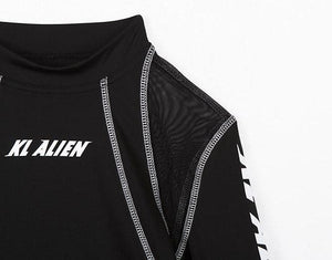 KL Alien Mesh Racer Crop