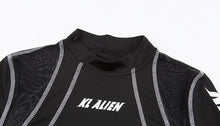 KL Alien Mesh Racer Crop