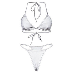 Millenium Reflective Bikini Swim Set