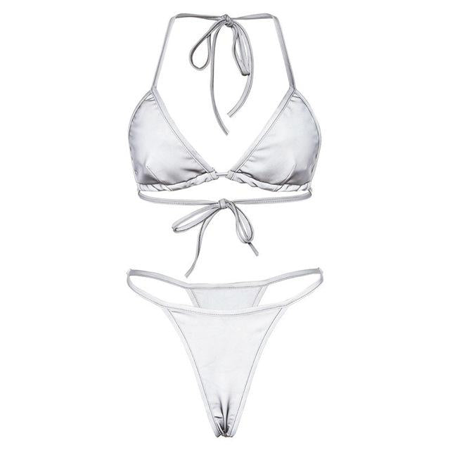 Millenium Reflective Bikini Swim Set