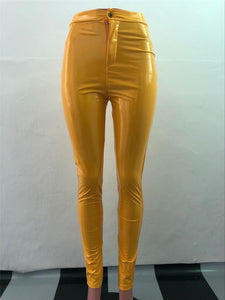 Danger! High Voltage Latex Leggings