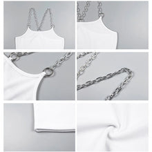 Chain-Gang Cropped Cami