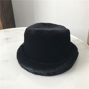 Foxy Faux Fur Bucket Hat